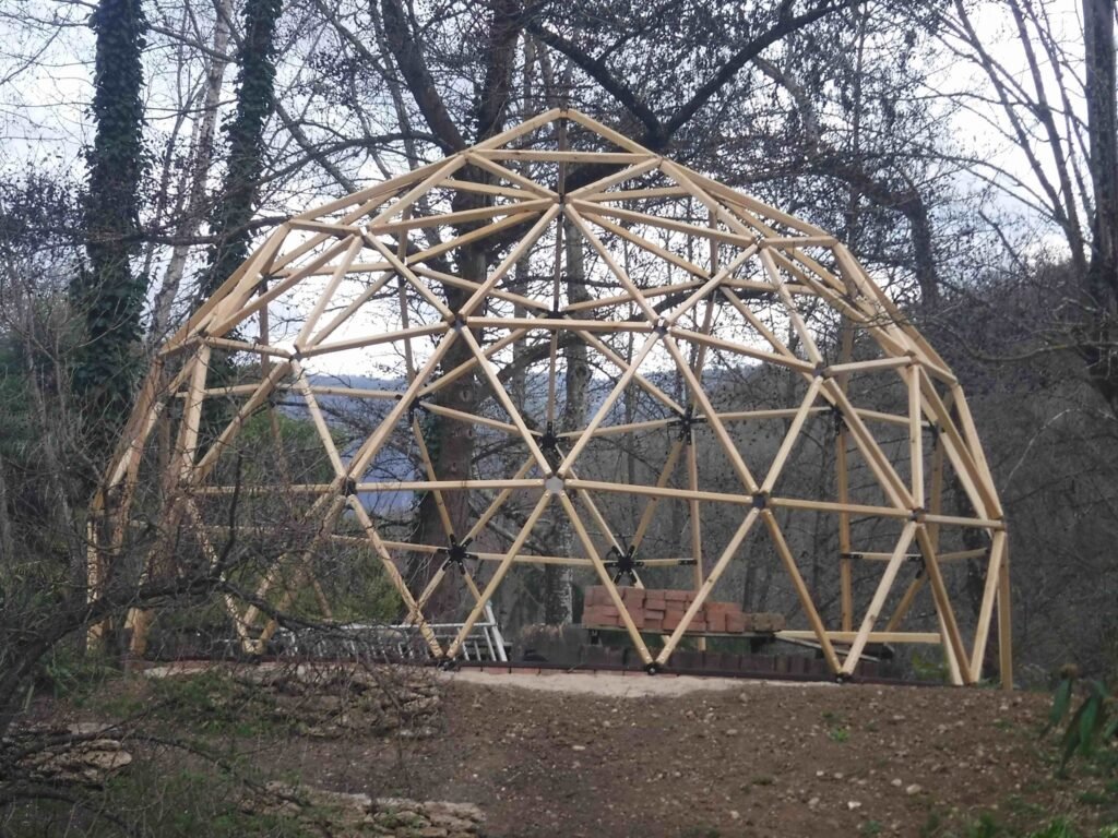 #domegeodesique #geodome #domeDIY #serredome