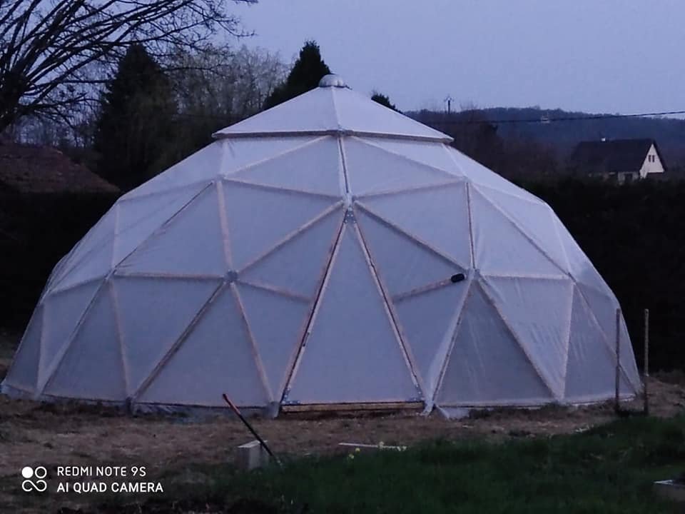#domegeodesique #geodomeDIY